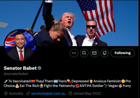Senator Babet on X.com