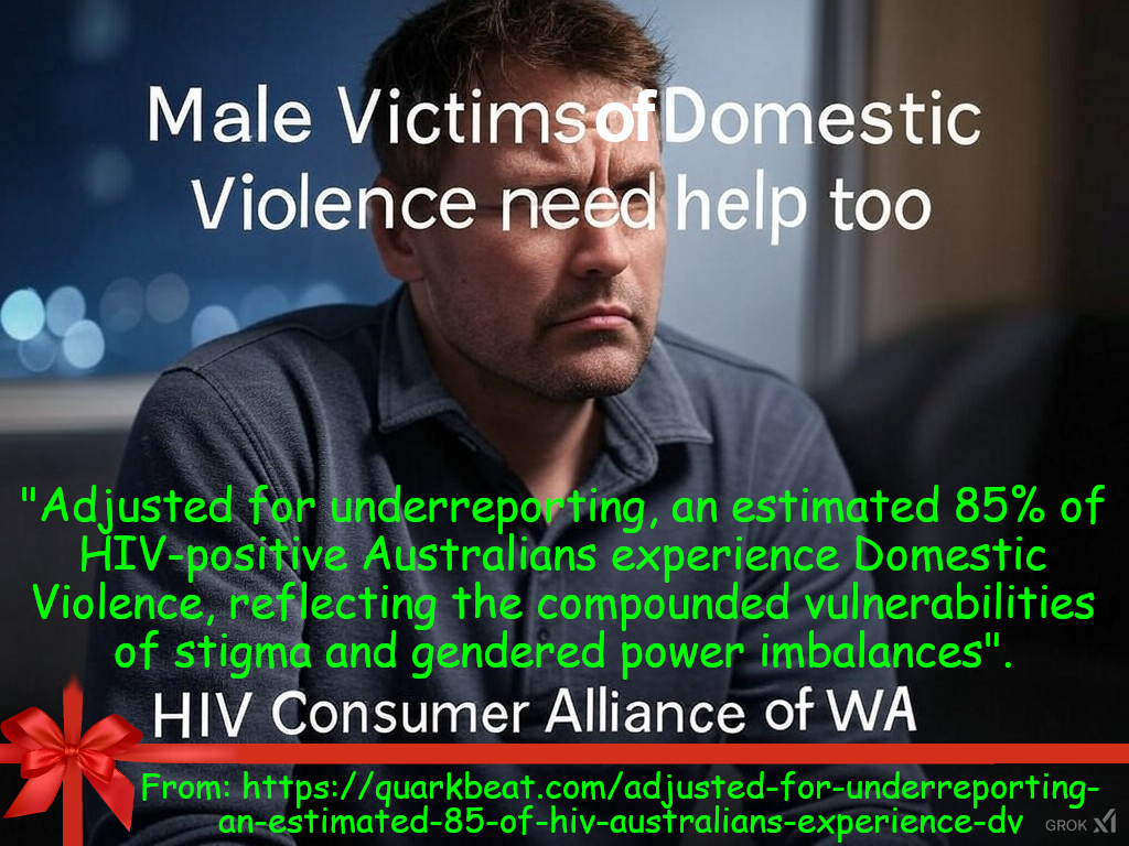 85% of HIV+ People have experienced Domestic Violence!
